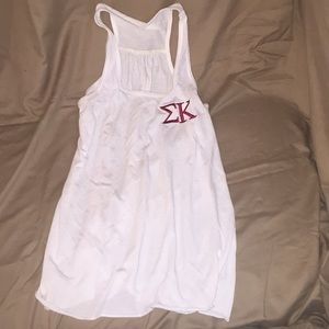 Sigma Kappa stitched tank top